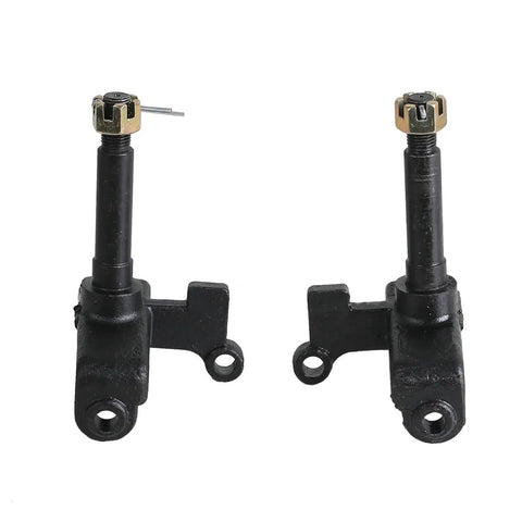 Front view of Steering Knuckle Spindle Hub for 110cc 125cc 150cc ATV Go Kart Quad Drum Brake with M14 threads, 10mm hole.