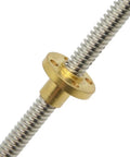 700mm T8 Lead Screw with Brass Nut for 3D Printer and CNC Z Axis Acme Thread