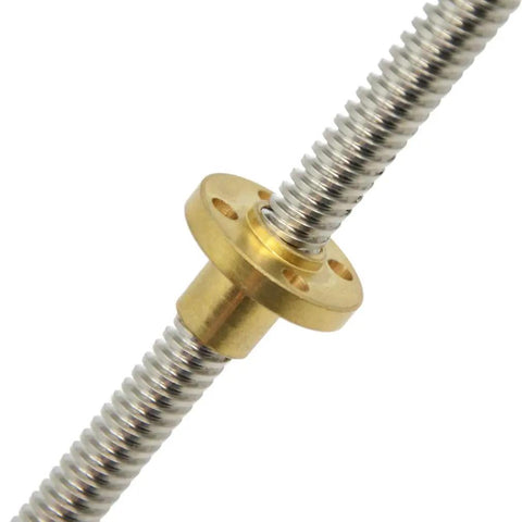 700mm T8 Lead Screw with Brass Nut for 3D Printer and CNC Z Axis Acme Thread