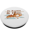 Gyrocopter Gyroplane PopGrip For Autogyro Pilots And Aviation Enthusiasts Standard PopSockets Grip With Adhesive Backing