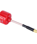 High Gain 5.8GHz LHCP RHCP Directional Antenna for FPV Drones and RC Vehicles, MMCX Straight Connector visible, 3dBi