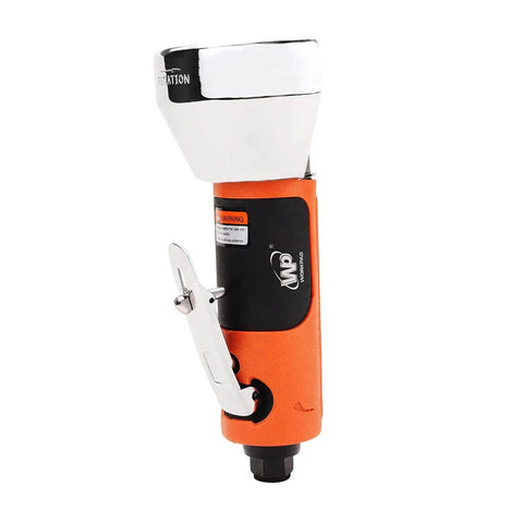 3 Inch Air Cut Off Tool Pneumatic Metal Cutter With 3 Inch Wheel for sheet metal, orange body, side view