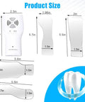 Fog Free Dental Occlusal Photography Mirror With LED Light Anti Fog Fan 360 Degree Rotating Handle Adjustable Brightness Rhodium Coated Mirror Medical Grade Stainless Steel Sterilizable Pro Grade Dental Imaging Tool All In One product size chart