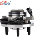 Front Wheel Hub And Bearing Assembly For 2009 2010 Ford F150 4WD 6 Lug ABS Front Axle Replacement close-up view