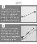 Heavy Duty Stainless Steel Gate Hook and Eye Latch for Barn Door Fence shown with hook and latch design, ideal for easy locking.