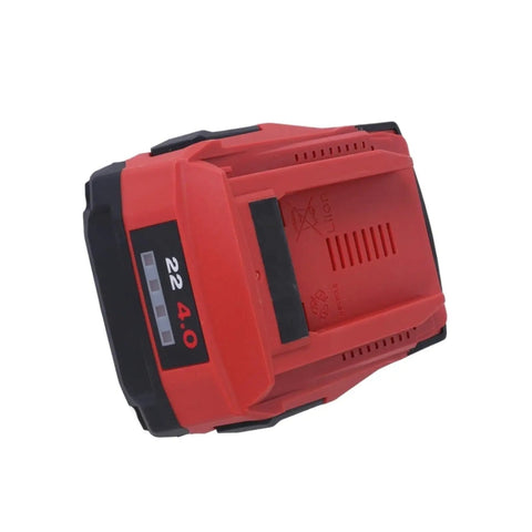 High Capacity 4.0Ah Lithium Ion Battery Replacement For Hilti B22 And 18V 21.6V 22V Cordless Power Tools, red battery pack