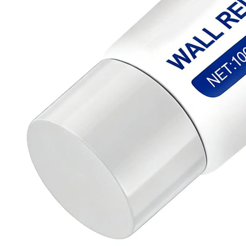 Close-up of a tube from DIY Drywall Repair Kit With Easy Putty Paste For Holes And Cracks In Walls Ceilings And Doors Quick Patch For Home Apartment