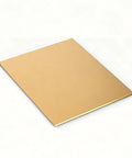 Dope Brass Sheets Set 10Pcs Thin Plates 0.1mm to 0.5mm Thick, Side Length 40x40mm to 80x80mm, showing single brass sheet