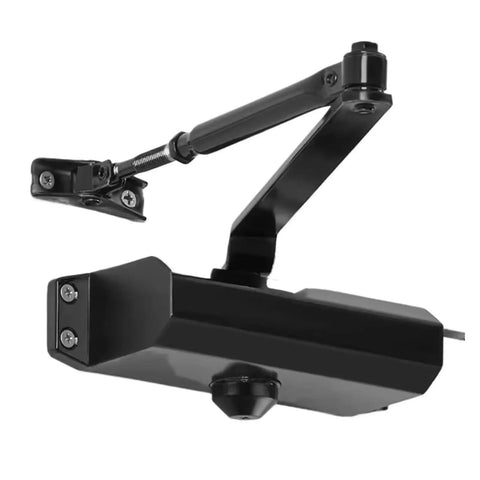 Door Closer With Adjustable Speed For Slick Automatic Closing, Universal Interior Door Fit, Easy Install, Quiet Soft Close