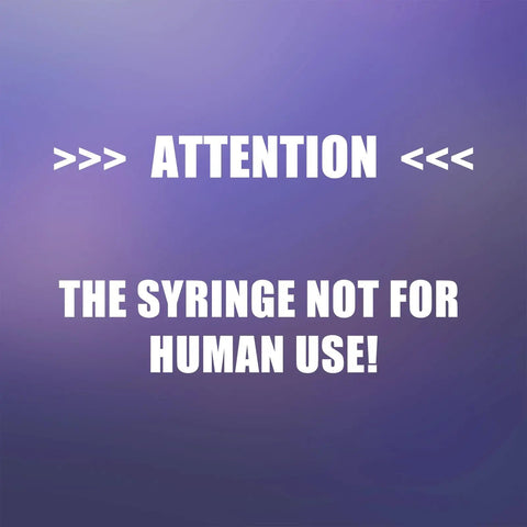 Image warning: Dead On Accurate 31 Gauge 1cc Insulin Syringe With Sharp 5/16 Inch Needles not for human use.