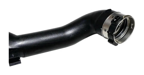 Premium Rubber Air Intake Hose Boost Pipe for BMW 5 6 7 Series F02 F06 F07 F10 F12 F13 close-up view with metal clamp.