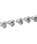 Heavy Duty Tubular Cam Locks Keyed Alike Cylinder Hardware No Sweat Installation Rock Solid Quick Turn Barrel Locks 5 Pack in chrome zinc alloy.