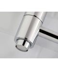 Close-up of Concord Pot Filler Wall Mount Polished Chrome Finish Drip Free Ceramic Disc Cartridge Half Inch NPT Connection