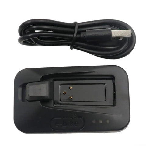 Bike Battery Charger For Etap And AXS Electronic Shifting, Dropper Seatpost Batteries, Uber Fast 45 Minute Charge, ABS Construction, Black Finish