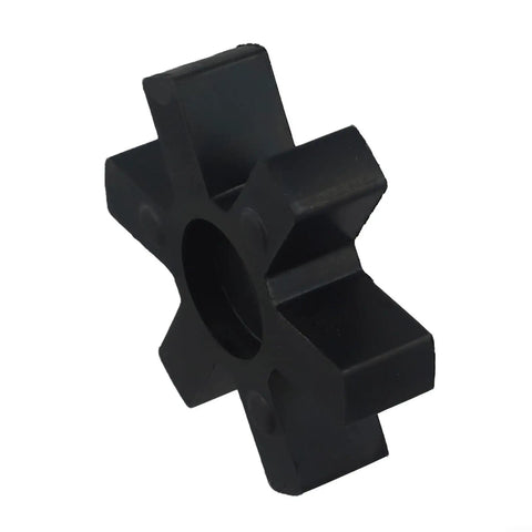 Heavy Duty Rubber Spider Insert For L Jaw Couplings L-150 3.7 Inch Urethane Hub Buffer, black, single unit