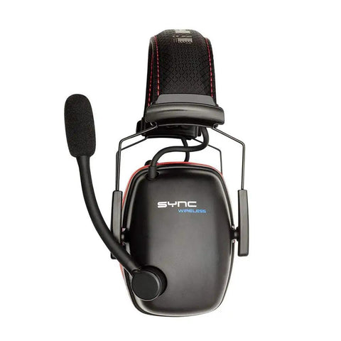 Wireless Bluetooth Earmuffs With Boom Microphone for Hands Free Calls and Music Streaming on the Job Site Noise Reduction Hearing Protection With Rotating Mic