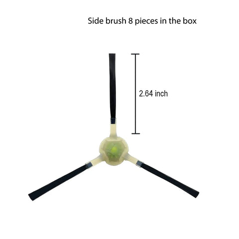 Side brush for Replacement Filters And Side Brushes For K2 K3 K3A K4 K5 And M210 Series Robotic Vacuum Cleaners With 6 HEPA