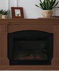 Premium Dark Oak Liquid Wood Gel Stain Gives You A Straight Up Real Deal Wooden Finish For Indoor Outdoor Furniture Cabinet And Deck Renovations Smooth Durable Coating 16 Oz Pint on an elegant fireplace mantel.