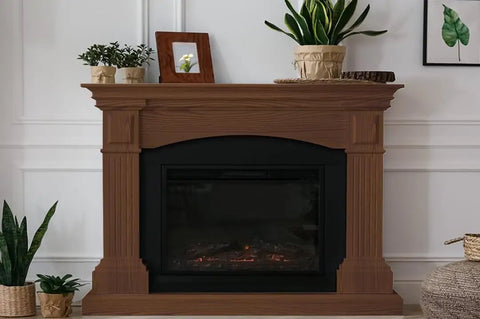 Premium Dark Oak Liquid Wood Gel Stain Gives You A Straight Up Real Deal Wooden Finish For Indoor Outdoor Furniture Cabinet And Deck Renovations Smooth Durable Coating 16 Oz Pint on an elegant fireplace mantel.