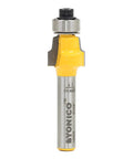 No File Radius Router Bit Pro Grade 1/4 Inch Shank, 1/16 Inch Radius Edge Trim For Laminates Up To 3/16 Inch Thick, C3 Micro Grain Tungsten Carbide