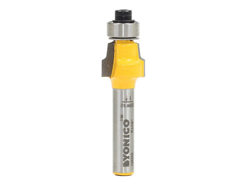 No File Radius Router Bit Pro Grade 1/4 Inch Shank, 1/16 Inch Radius Edge Trim For Laminates Up To 3/16 Inch Thick, C3 Micro Grain Tungsten Carbide