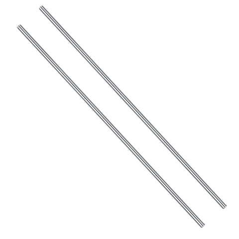 Two Pack Eight By 650mm Steel Linear Motion Rod Shaft For 3D Printers And DIY Projects, Smooth Straight Guide Rods image
