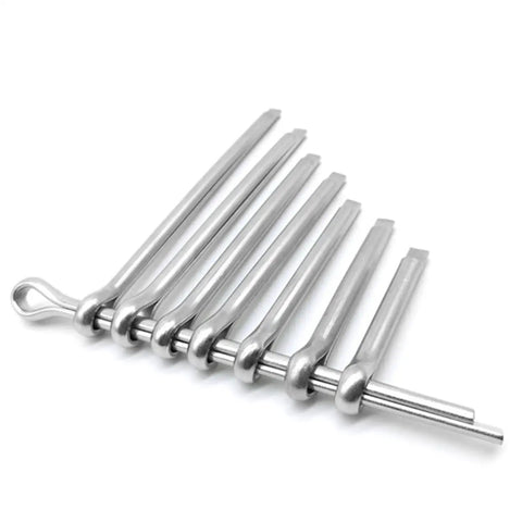 220 Piece Cotter Pin Assortment Kit For Automotive Workshop And Engine Repairs, DIY Friendly And Easy To Use Dowel Hardware Set With Mixed Sizes For Cars, Trucks, And Fast Fixes. silver steel cotter pins assorted sizes
