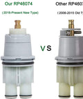 Shower Valve Cartridge Repair Assembly For 13 And 14 Series Faucets Compatible With Monitor Universal Valve Bodies And Single Handle Systems Pro Grade Replacement Kit For Tub And Shower comparison of 2016 and 2006 models