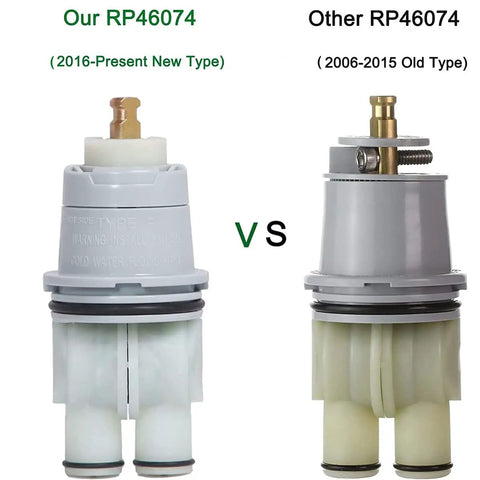 Shower Valve Cartridge Repair Assembly For 13 And 14 Series Faucets Compatible With Monitor Universal Valve Bodies And Single Handle Systems Pro Grade Replacement Kit For Tub And Shower comparison of 2016 and 2006 models