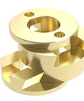 Upgrade Your 3D Printer Setup Sweet With These Cool Oldham Couplings And T8 Lead Screws Made Of Brass For Smooth Z Axis Motion On Hot Beds And Flex VZBot Builds Sure To Hit Perfect Threads Every Time. Brass Oldham coupling for T8 lead screw, 16mm hole
