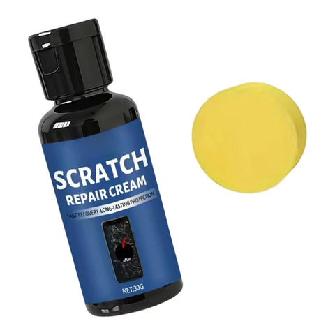 Advanced Scratch Repair Cream For Glass Phone Screens And Other Devices 30G Repair Set with yellow application pad