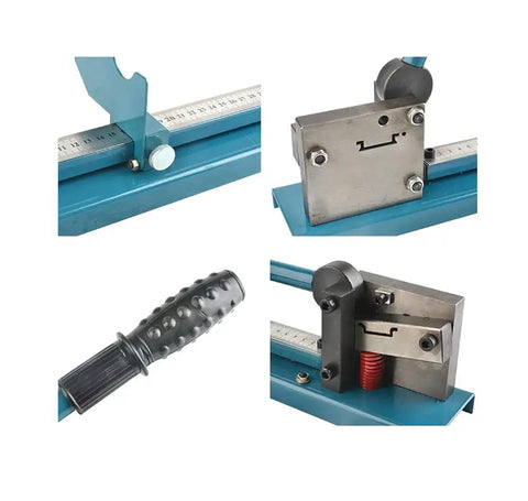 Rail Cutter Tool For Slotted Aluminum With Double Groove Design And 50cm Measuring Ruler Manual Guide ergonomic handle