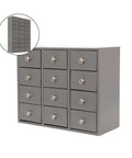 Heavy Duty 12 Drawer Metal Parts Cabinet For Workshop Garage And Office With Corrosion Resistant Galvannealed Steel Powder Coated Finish