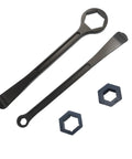 Off Road Motorcycle Tire Lever Tool Kit with Hex Wrench Set 10mm 13mm 22mm 27mm 32mm Sizes Aluminum 7075 CNC Machined Tools
