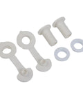 Camping Cooler Drain Stopper Kit With 1 Inch And 1.5 Inch Shaft Lengths Leak Proof PP Plastic Replacement With Washers