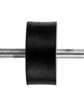 Heavy Duty Metric Male To Male Rubber Shock Absorber Rock Solid Crash Pad Damper Bobbin Mount Isolator with threaded ends