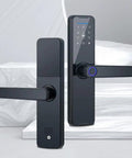 Top Shelf Keyless Fingerprint Smart Door Lock With Rain Ready Waterproof Design And Slick Remote Photo Control App.