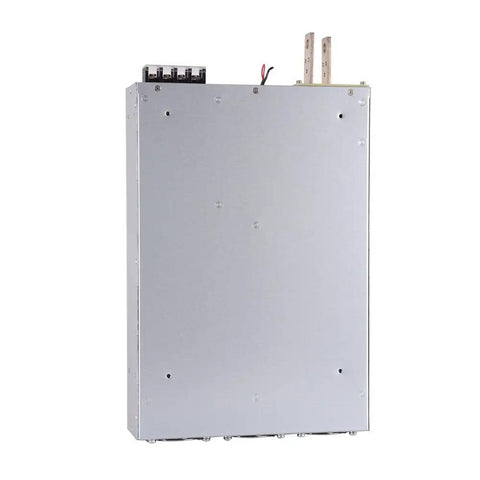 Beefy 24V Adjustable Power Supply 3000W 125A With 0-5V/0-10V PLC PWM Control 230V Input High Current AC DC Power Supply For Motors Batteries Solar And Industrial Use, metal enclosure rear view