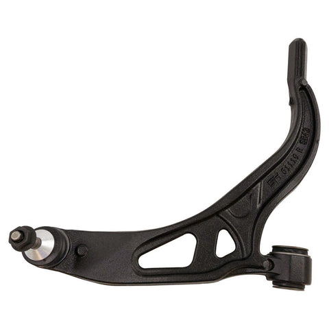 Heavy Duty Steering And Suspension Kit With Front Control Arms Ball Joints Tie Rod Ends Fit 2016 2017 Ford Explorer, black control arm shown.