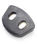 Heavy Duty Rear Door Locking Damper Male Fits Mitsubishi Pajero Montero, black plastic component with two holes, direct bolt-on.