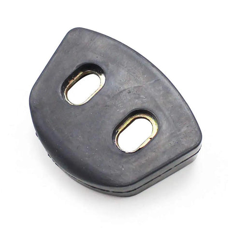 Heavy Duty Rear Door Locking Damper Male Fits Mitsubishi Pajero Montero, black plastic component with two holes, direct bolt-on.