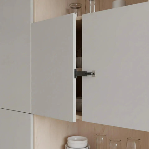 Push To Open Aluminum Alloy Cabinet Latch For Handle Free Kitchens And Wardrobes No Hassle Install Smooth Flush Front Retro Fit For 13 By 3.3 By 1.6 Inch Cabinets