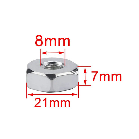 Bar Nut Sprocket Cover For Sthil Chainsaws with dimensions 8mm x 21mm x 7mm, Pack Of 6 Replacement Bar Nuts