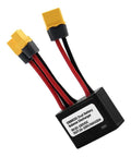 Go The Distance With This Radical Dual Battery Parallel Switcher For Your E Bike. Rock A 20A Smart Auto-Switching Tech To Double Your Capacity And Crush Longer Rides Without Sufferin' Range Anxiety On Your Electric Scooter Or Bike Setup Today. black aluminum 20A dual battery switch box with yellow XT60 connectors