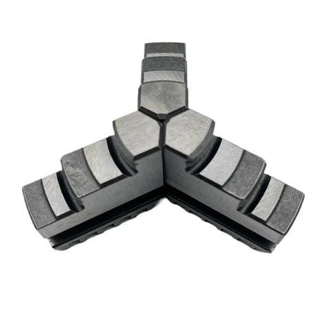 K11 100 External Lathe Chuck With 100mm Internal Jaws, 3-jaw view, metal turning spare part, high-strength construction