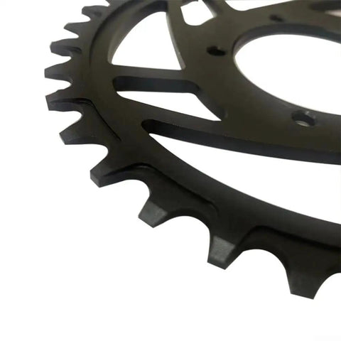 Mid Drive 36T Chainring Offset Correction For Ebike Conversion Kit Aluminum 6061T6 Round Mount Ring Black Upgrade Your Ride With A Tight Smooth Fit And Cleaner Pedal Response