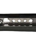 Close-up of Beefy Heavy Duty Hose Crimper with five die holes for 1/4 to 3/8 inch hoses, featuring a cast iron body for repairs.