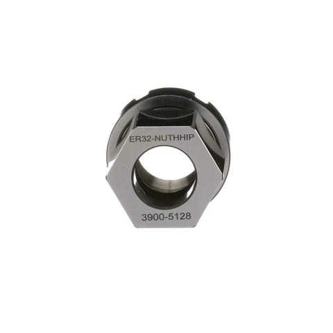 Hex ER32 Collet Block For CNC Machining Pro Grade Tool Steel Hardened And Ground To.0005 Flatness 1.75 X 1.75 X 2.8 In Upright Use