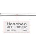 Tie-Rod Heavy-Duty Pneumatic Air Cylinder Double Acting With 40mm Bore And 800mm Stroke PT Quarter Inch Port Adjustable Cushion