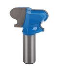 Heavy Duty 1/2 Inch Shank Drawer Pull Router Bit With Tungsten Steel And PTFE Coating For Smooth Wood Carving, Finger Grooving, And Precision Craftsman Woodworking Projects Without The Brand Name Tag, showing a close-up view of the bit.